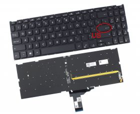 Tastatura Neagra Asus X515UA iluminata layout US fara rama enter mic