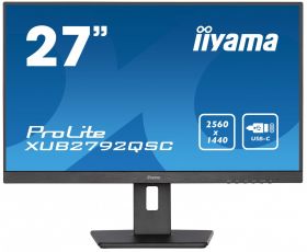 iiyama IIYAMA XUB2792QSC-B5 27inch IPS 2560x1440 350cd/m2 4ms HDMI DP (XUB2792QSC-B5)