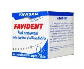 FAVIDENT Q10 PRAF NESPUMANT PENTRU INGRIJIREA SI ALBIREA DINTILOR, 50ml - Favisan