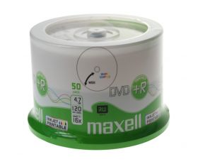 dvd+r printabil 4.7gb 16x 50buc pe cutie maxell