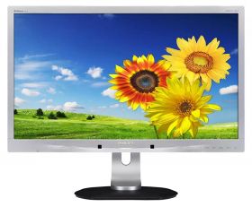 Monitor Refurbished PHILIPS 240P4Q, 24 Inch LCD Full HD​, Display Port, VGA, DVI, USB 2.0