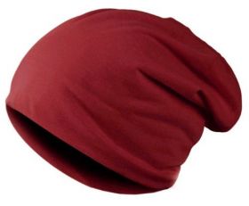 Căciulă unisex de primăvară/toamnă J3496 burgundy