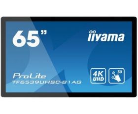 iiyama IIYAMA TF6539UHSC-B1AG 65inch WIDE LCD 50-Points Touch Screen 3840x2160 1100:1 500cd/m2 UHD IPS panel LED VGA 2xHDMI DP (TF6539UHSC-B1AG)