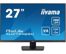 iiyama IIYAMA XU2794QSU-B6 27inch ETE VA 2560x1440 100Hz 250cd/m2 1ms MPRT HDMI DP USB-HUB 2x3.0 Speakers (XU2794QSU-B6)