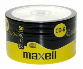 cd-r 700mb, 52x, 50 buc pe folie, maxell