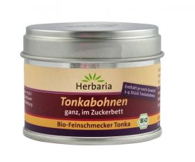 Boabe Tonka in zahar brun eco-bio, 50 g Herbaria