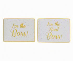 Suport pentru masa - I'm The Boss and I'm The Real Boss | Lesser & Pavey