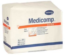 Comprese extra nesterile cu 6 straturi, 10x20 cm, 100 buc, Medicomp