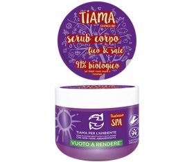 Scrub pentru corp cu extract de smochine si sare, eco-bio, 250ml - Tiama