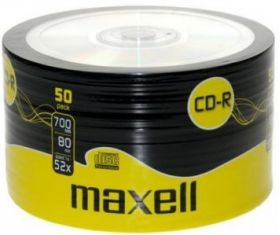 cd-r printabil 700mb 52x 50buc pe folie maxell