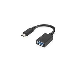 lenovo Lenovo LenovoUSB-CtoUSB-AAdapter cabluri USB 0,14 m USB 3.2 Gen 1 (3.1 Gen 1) USB C USB A Negru (4X90Q59481)