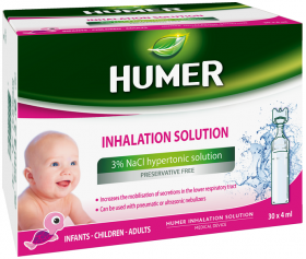 HUMER SOLUTIE HIPERTONICA INHALATOR 3% 30X4ML