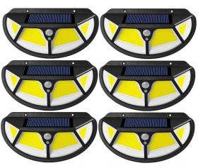 6 x Lampa solara SH -122 LED COB cu senzor de miscare si lumina 3 moduri ILUMINARE