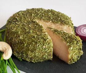 Brawnza din nuci de caju maturata cu chives si ceapa 150g - Rawckers