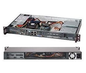 Supermicro CSE-505-203B server barebone Cabinet metalic (1U) (CSE-505-203B)