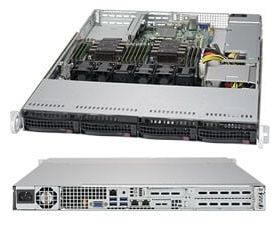 Supermicro SuperServer 6019P-WT Intel® C621 LGA 3647 (Socket P) Cabinet metalic (1U) Negru (SYS-6019P-WT)