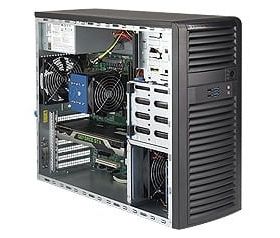 Supermicro SYS-5039C-T sistem barebone Midi-Tower Negru Intel C246 LGA 1150 (Mufă H4) (SYS-5039C-T)