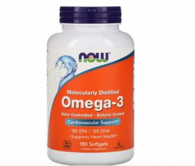 Now Omega 3 Enteric Coated 180 softgels