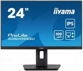 iiyama 23.8IN LED 2560X1440 0.5MS 1000:1 DP/HDMI/USB (XUB2492QSU-B1)