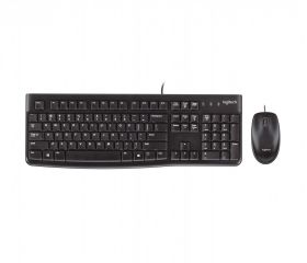 logitech LOGITECH MK120 corded Desktop black USB (UK) (920-002552)