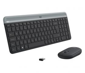 logitech Slim Wireless Keyboard and Mouse Combo MK470 - GRAPHITE - US INT'L - 2.4GHZ - N/A - INTNL (920-009204)