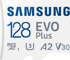 Card memorie Samsung Micro SDXC EVO Plus UHS-I U3 Clasa 10 128GB + Adaptor