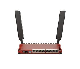 mikrotik Mikrotik L009UiGS-2HaxD-IN router wireless Gigabit Ethernet Bandă unică (2.4 GHz) Roşu (L009UIGS-2HAXD-IN)