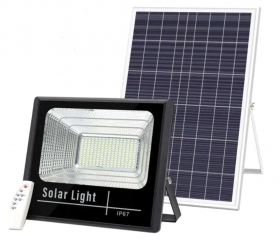 Proiector 200W 323 LED SMD cu Panou Solar si Telecomanda