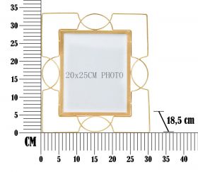 Rama foto Glam, Mauro Ferretti, 20x25 cm, fier, auriu