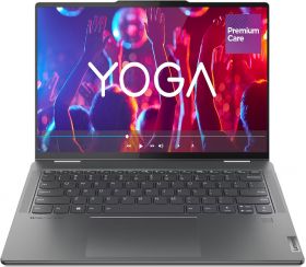 Ultrabook Lenovo 14'' Yoga 7 14ARP8, 2.8K OLED 90Hz Touch, Procesor AMD Ryzen™ 7 7735U (16M Cache, up to 4.75 GHz), 16GB DDR5, 1TB SSD, Radeon 680M, Win 11 Home, Storm Grey, 3Yr Onsite Premium Care
