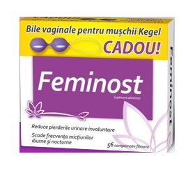 ZDROVIT FEMINOST 56 COMPRIMATE FILMATE + BILE PT EXERCITII KEGEL CADOU