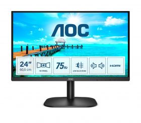 AOC B2 24B2XDAM LED display 60,5 cm (23.8') 1920 x 1080 Pixel Full HD Negru (24B2XDAM)