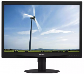 Monitor Refurbished Philips 240S4Q, 24 Inch LED, 1920 x 1200, VGA, DVI