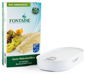 File de macrou fraged in picant de mustar, eco-bio, 200g - Fontaine