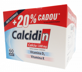 ZDROVIT CALCIDIN 60PLICURI 20% CADOU