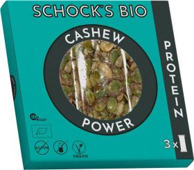 Batoane crocante cu caju power eco-bio, 3x25g Schock's