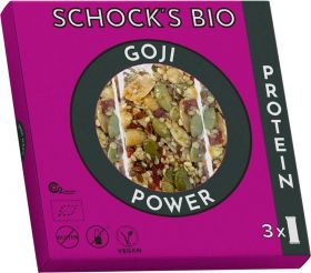 Batoane crocante cu goji power eco-bio, 3x25g Schock's