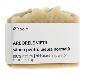 Sapun natural pentru pielea normala din arborele vietii, 130g, Sabio