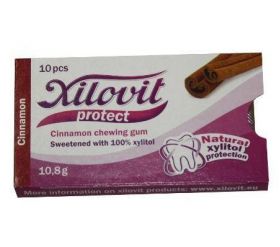 Xilovit - guma de mestecat cu xylitol - scortisoara - 10,8g