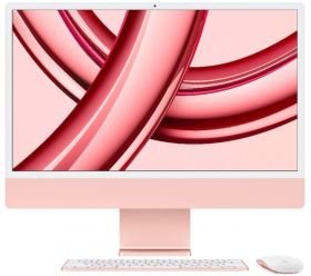 All-In-One PC Apple iMac 24 inch 4.5K Retina, Procesor Apple M3, 8GB RAM, 256GB SSD, 10 core GPU, macOS Sonoma, RO keyboard, Pink