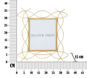 Rama foto Glam x, Mauro Ferretti, 20x25 cm, fier, auriu