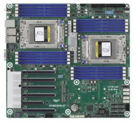 ASRock Rack ASRock Server motherboard ROME2D16-2T, 2xSKT SP3, AMD EPYC 7000, SoC, SATA, NVMe, 2xM.2, 2x10GbE, IPMI (ROME2D16-2T)