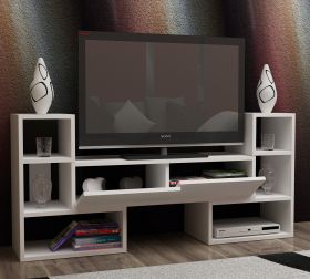 Comoda TV, Decorotika, Sharp, 180x62x29.5 cm, Alb