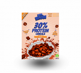 Cereale cu 30% proteina fara zahar low-carb gluten free si vegane Ciocolata, 250g, Mr. Iron