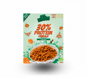 Cereale cu 30% proteina fara zahar low-carb gluten free si vegane Scortisoara, 250g, Mr. Iron