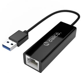 Adaptor Orico 1x USB 3.0 Male - 1x RJ45 Female Black