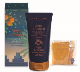 Exfoliant de corp Night in Tangier 150ml + manusa de corp 1 bucata, L'Erbolario