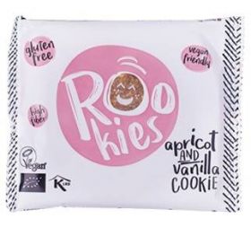 Cookie cu caise si vanilie, eco-bio, 40g - Rookies