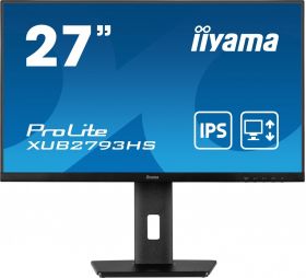 iiyama IIYAMA XUB2793HS-B5 27inch ETE IPS FHD Business 300cd/m2 4ms 15cm Height Adj. Stand HDMI DP Speakers (XUB2793HS-B5)