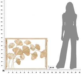 Consola Leaf, Mauro Ferretti, 108x36.5x80 cm, fier, auriu